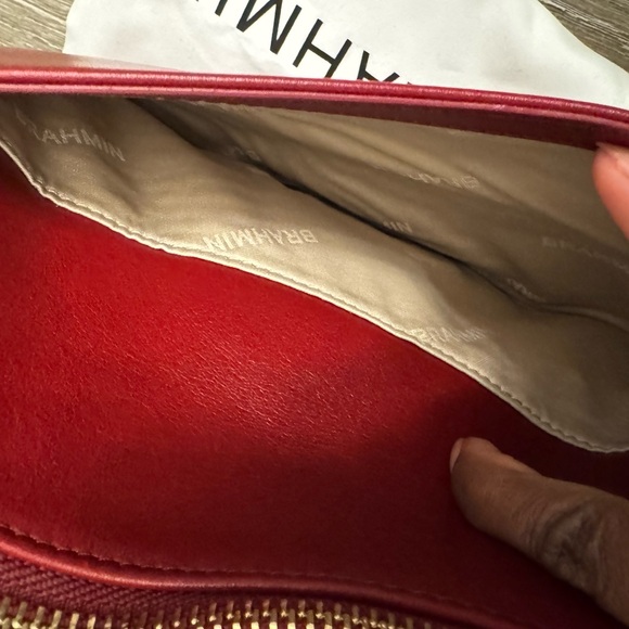 Brahmin Red Leather crossbody bag. - Picture 13 of 16
